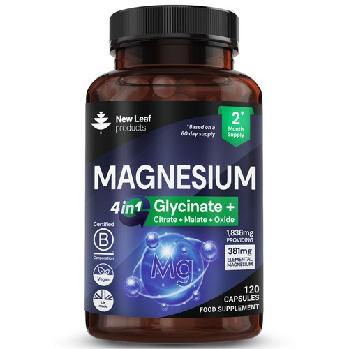 New leaf magnesium glycinate - leaf,
