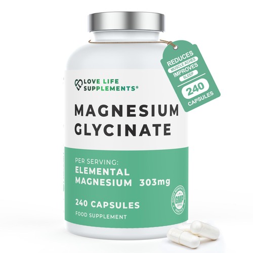 Magnesium glycinate 240 vegan - magnesium,