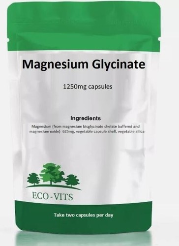Magnesium glycinate 1250mg - glycinate,