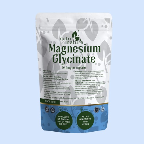 Magnesium glycinate 1280mg - magnesium,