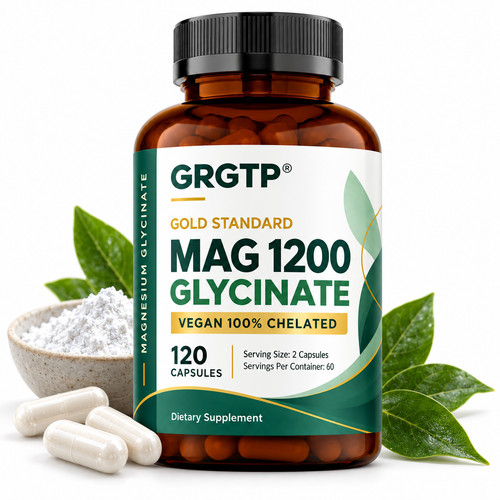 Magnesium glycinate 1200mg 120 - magnesium,