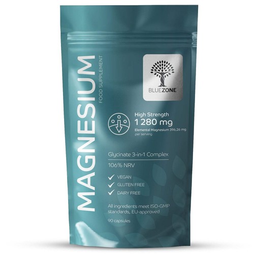 Magnesium glycinate 1280mg - glycinate,