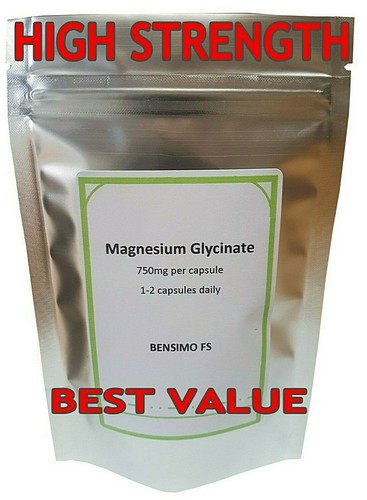 Magnesium glycinate 750mg - glycinate, 750mg,